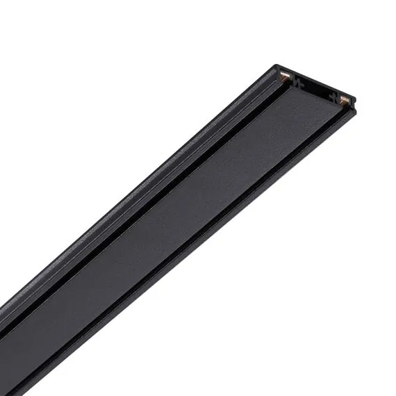NOVOTECH 135195 SHINO NT23 042 черный Низковольтный накладной шинопровод 2м, заглушки в комплекте IP20 48V SMAL