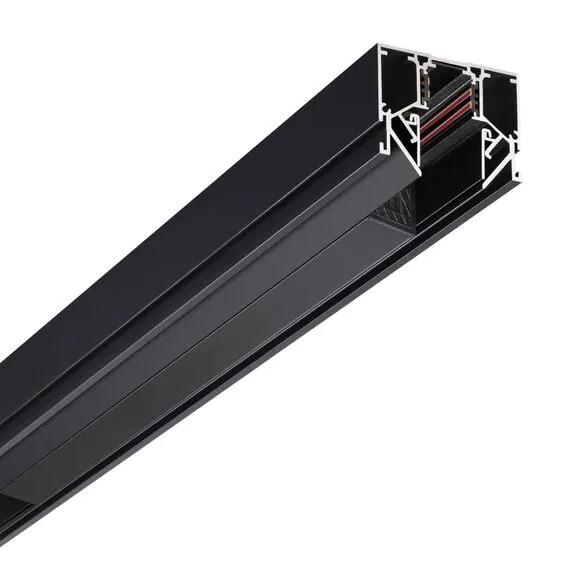 NOVOTECH 135244 SHINO NT24 000 черный Низковольтный шинопровод для монтажа в натяжной потолок 3м IP20 48V FLUM, изображение 4