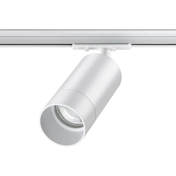NOVOTECH 370860 PORT NT22 093 белый Светильник трековый однофазный двухжильный IP20 GU10 9W 220V SLIM
