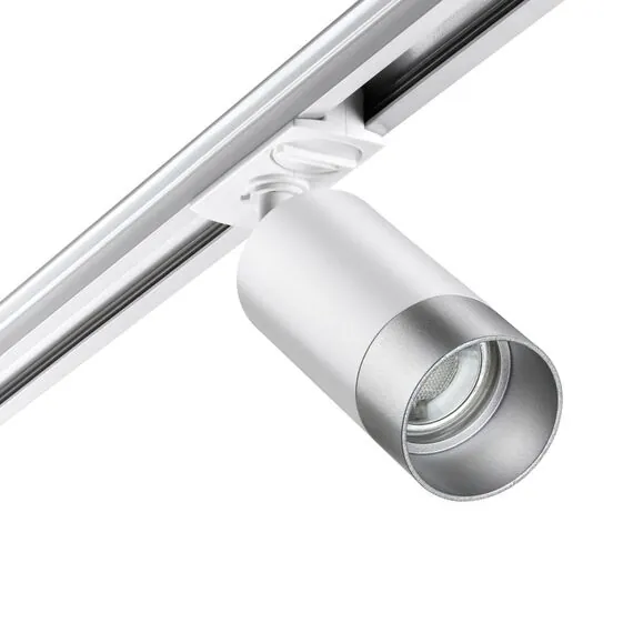 NOVOTECH 370862 PORT NT22 092 белый/серебро Светильник трековый однофазный двухжильный IP20 GU10 9W 220V SLIM, изображение 5