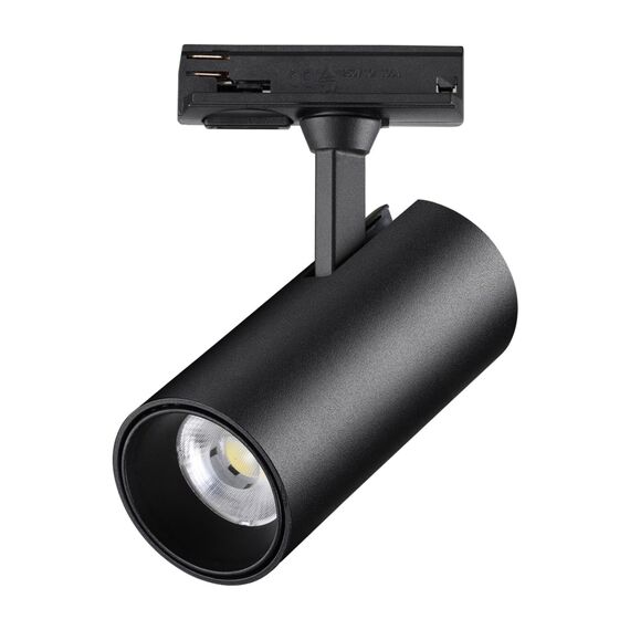 NOVOTECH 359161 PORT NT23 121 черный Светильник трековый однофазный трехжильный IP20 LED 24W 220V 3000К 2300Лм SELENE, изображение 6