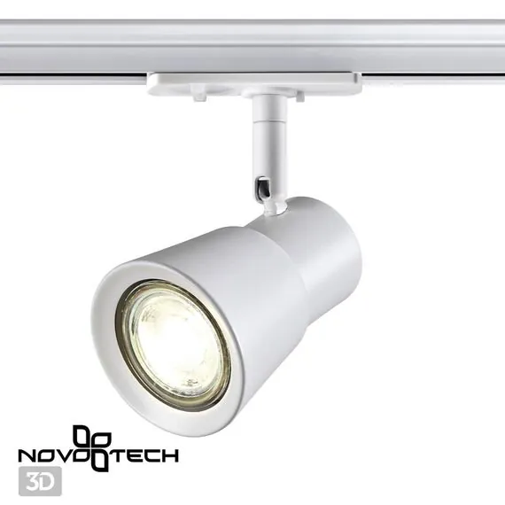 NOVOTECH 370933 PORT NT22 095 белый Светильник трековый однофазный двухжильный IP20 GU10 50W 220V MOLO, изображение 5