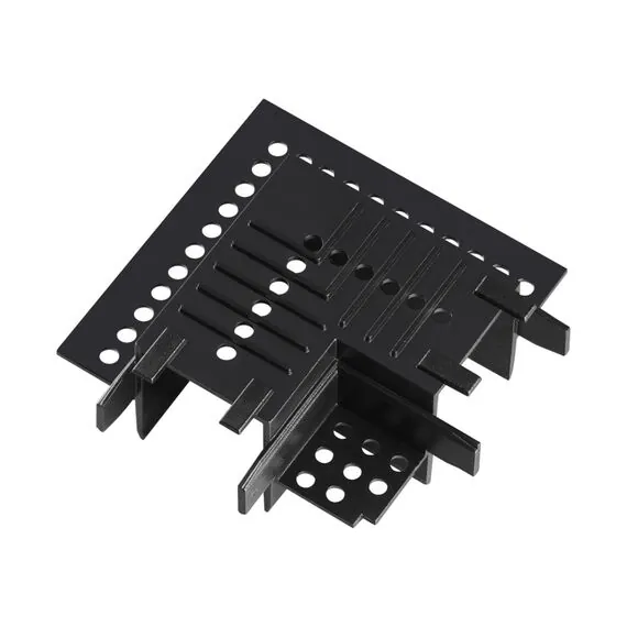 NOVOTECH 135219 SHINO NT23 045 черный Соединитель "L" для низковольтного шинопровода в ГКЛ арт. 135197, 135199 IP20 SMAL