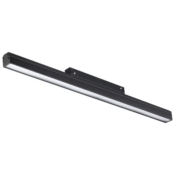 NOVOTECH 358412 SHINO NT20 077 черн Трековый светильник для низков. шинопровода IP20 LED 4000K 24W 48V FLUM