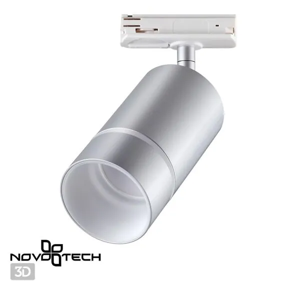 NOVOTECH 370779 PORT NT21 124 серебро Светильник трековый однофазный трехжильный IP20 GU10 9W 235V ELINA, изображение 6