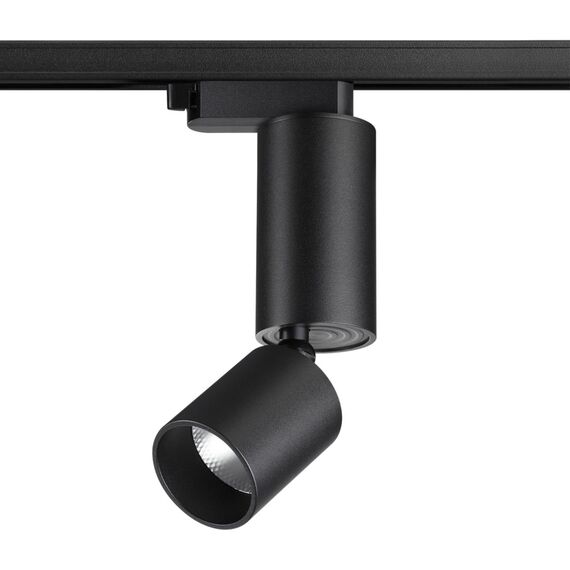 NOVOTECH 359321 PORT NT24 000 черный Светильник трековый однофазный трехжильный IP20 LED 10W 85-265V 3000K 1100Лм TUBO
