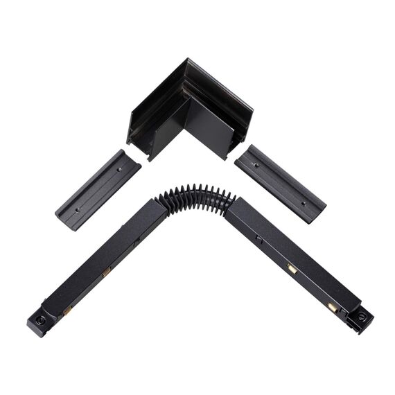 NOVOTECH 135122 SHINO NT21 043 черный Соединитель с токопроводом для шинопровода L-образный IP20 48V FLUM, изображение 4