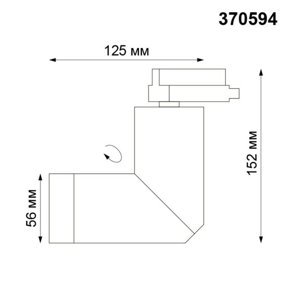 NOVOTECH 370594 PORT NT19 131 матовый белый Светильник трековый однофазный трехжильный IP20 GU10 50W 220-240V ELITE, изображение 2