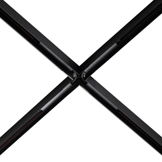 NOVOTECH 135128 SHINO NT21 043 черный Соединитель с токопроводом для шинопровода Х-образный IP20 48V FLUM, изображение 3