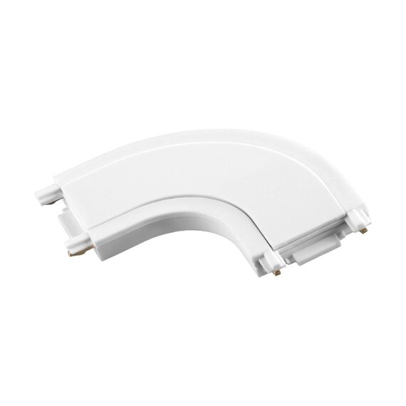 NOVOTECH 135208 SHINO NT23 043 белый Соединитель с токопроводом "L" для низковольтного шинопровода IP20 48V SMAL