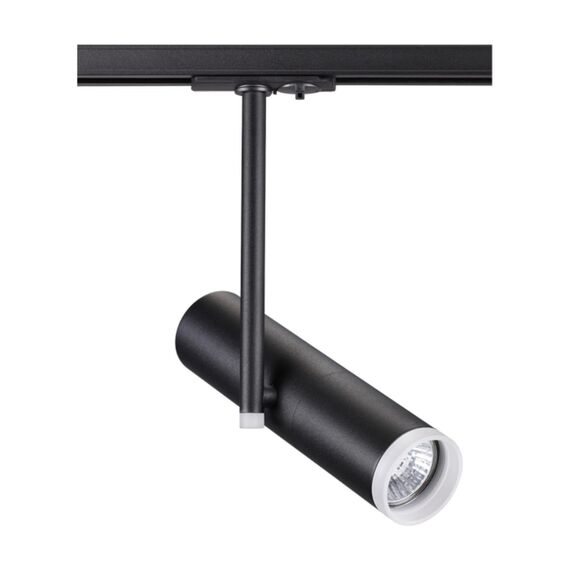 NOVOTECH 370575 PORT NT19 123 черный Светильник трековый однофазный трехжильный IP20 GU10 50W 220V BATRA