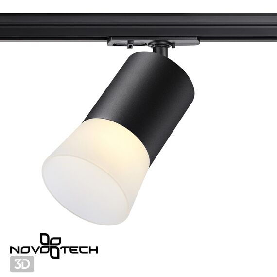 NOVOTECH 370902 PORT NT22 093 черный Светильник трековый однофазный двухжильный (универсальный) IP20 GU10 9W 220V ELINA, изображение 5