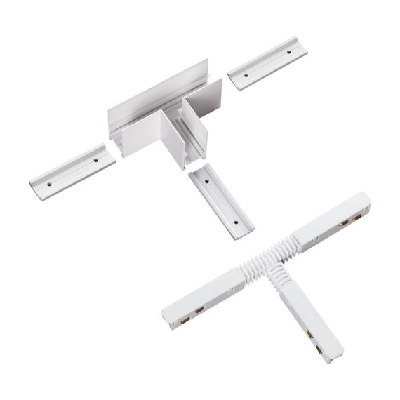 NOVOTECH 135125 SHINO NT21 043 белый Соединитель с токопроводом для шинопровода Т-образный IP20 48V FLUM, изображение 4