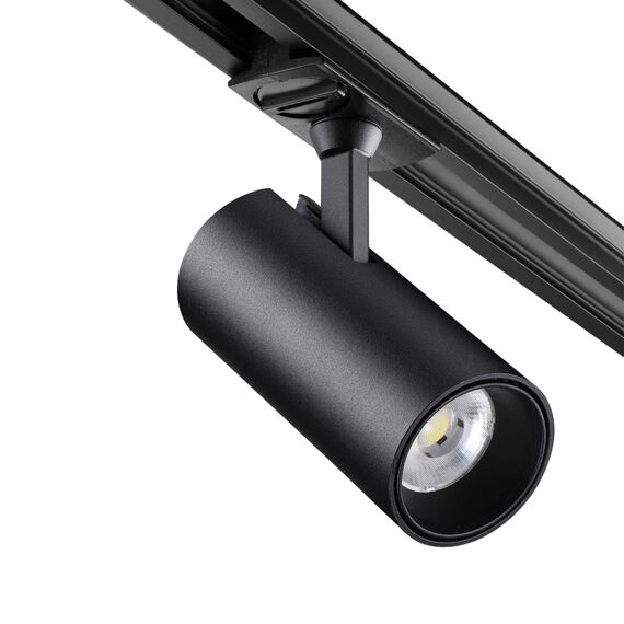 NOVOTECH 359161 PORT NT23 121 черный Светильник трековый однофазный трехжильный IP20 LED 24W 220V 3000К 2300Лм SELENE, изображение 5
