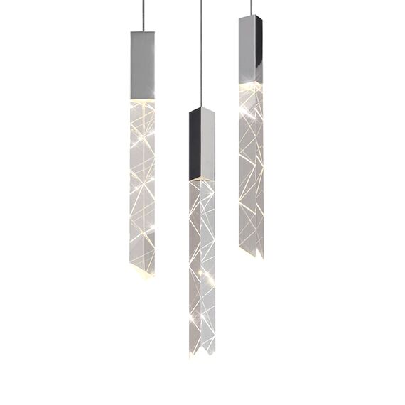 Delight Collection OM8201013-3 chrome Подвесной светильник Trinity 3 chrome chrome