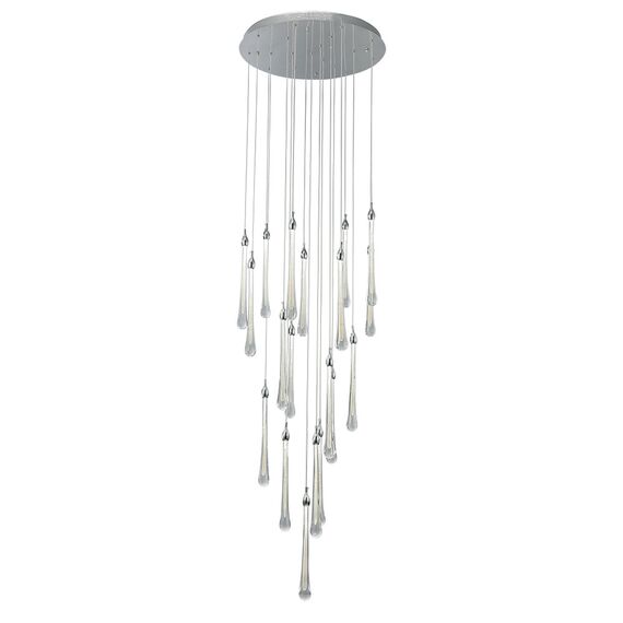 Delight Collection OM801670-19-CH Подвесной светильник Teardrop 19 chrome chrome, изображение 2