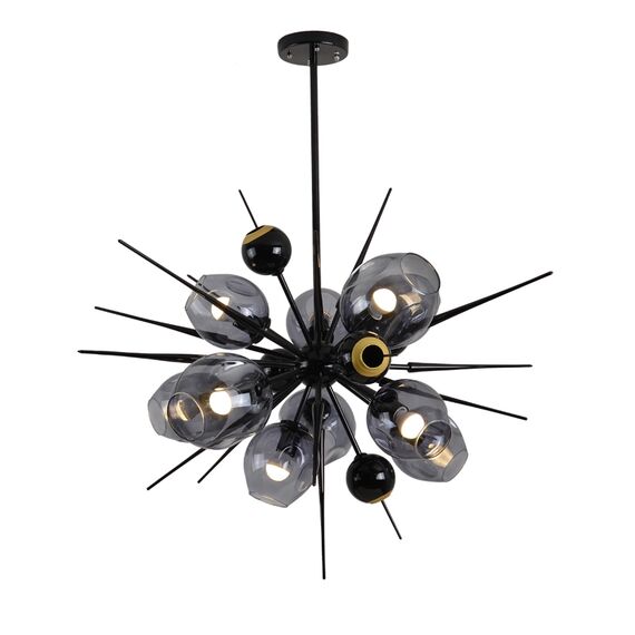 Delight Collection 9720P-10S black/smoky Люстра