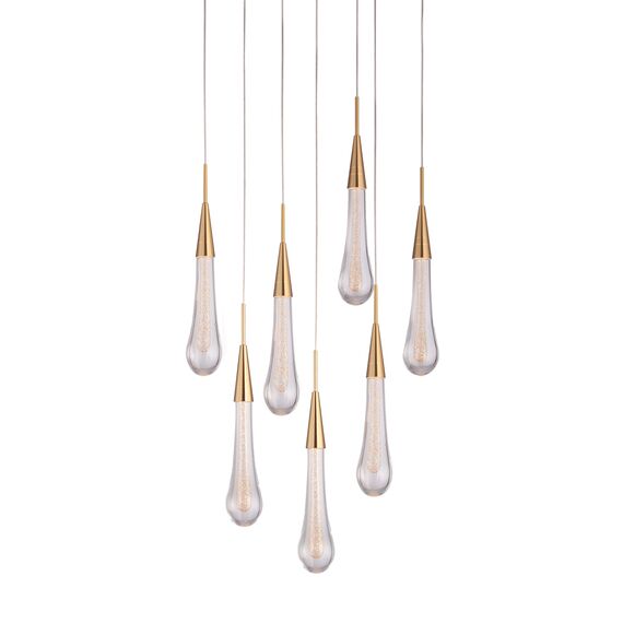Delight Collection MD2060-7A br.brass Подвесной светильник Pour 7A br.brass br.brass