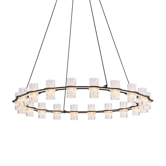 Delight Collection P0677-680A black Люстра