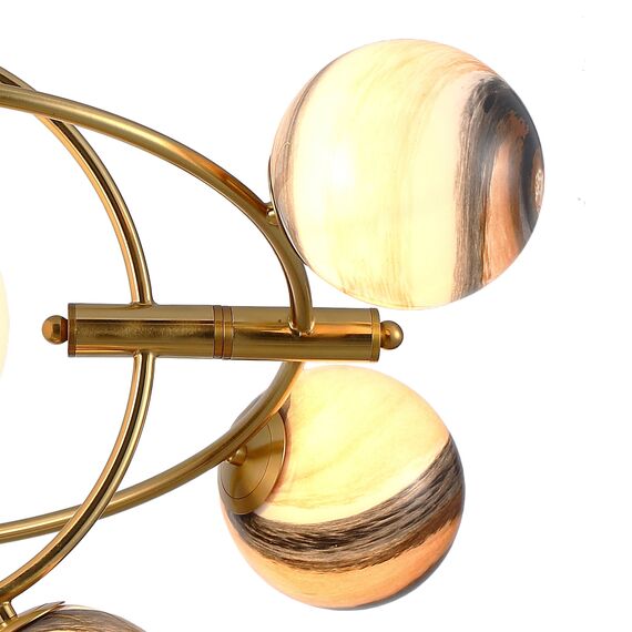 Delight Collection KG1122P-7B brass Люстра Planet 7B brass, изображение 3