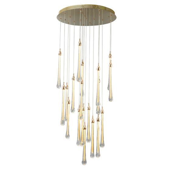 Delight Collection OM801670-19-G Подвесной светильник Teardrop 19 gold gold, изображение 2