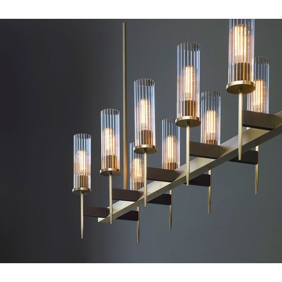 Delight Collection KM0936P-12 brass Люстра Alouette 12 brass, изображение 2