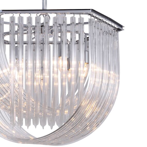 Delight Collection KR0116P-7L/A chrome Люстра Murano 7 chrome, изображение 3