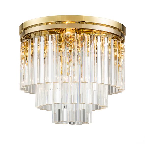 Delight Collection 771092 Потолочный светильник Odeon 5 gold/clear gold/clear
