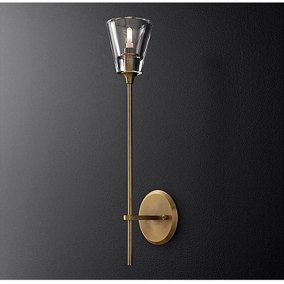 Delight Collection 8614W/D gold Настенный светильник Torche De Verre Verre 1 light gold, изображение 3