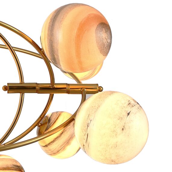 Delight Collection KG1122P-13B brass Люстра Planet 13B brass, изображение 3