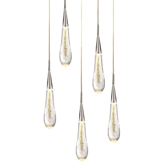 Delight Collection MD-023B-5 chrome Подвесной светильник Pour 5 chrome chrome