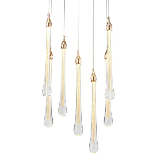 Delight Collection OM801670-7-G Подвесной светильник Teardrop 7 gold gold