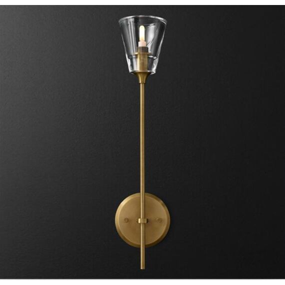 Delight Collection 8614W/D gold Настенный светильник Torche De Verre Verre 1 light gold, изображение 2