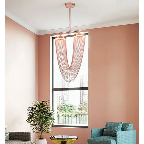 Delight Collection 8608P copper Люстра Otero copper, изображение 7