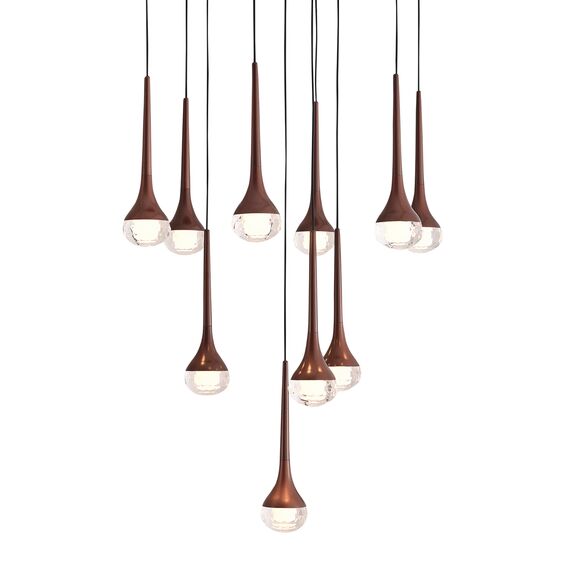 Delight Collection P0329-10B coffee Подвесной светильник
