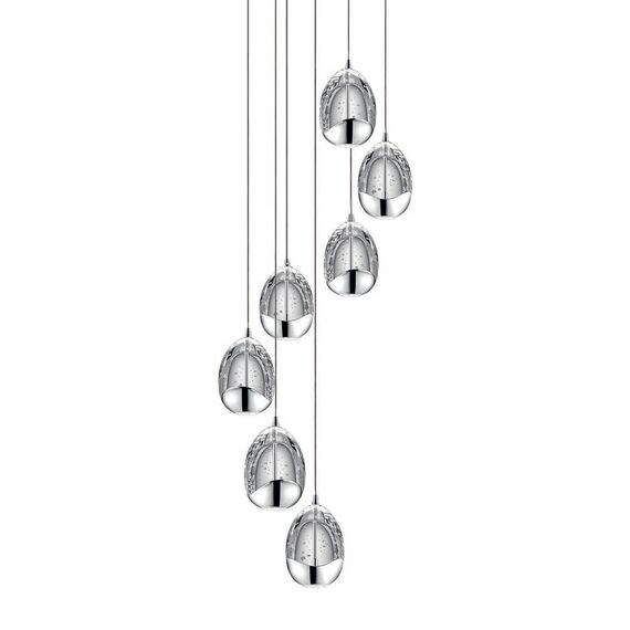 Delight Collection MD13003023-12A chrome Подвесной светильник, изображение 2