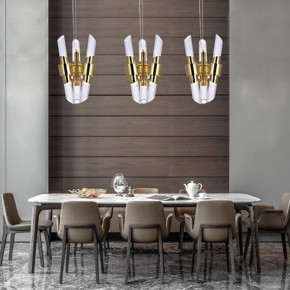 Delight Collection KM0987P-6 brass Подвесной светильник Tycho 6 brass brass, изображение 3