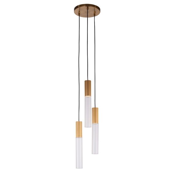 Delight Collection MD2045-3A ant.brass Подвесной светильник Flume 3A ant.brass ant.brass, изображение 2