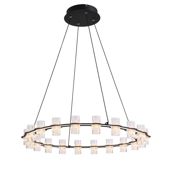 Delight Collection P0677-680A black Люстра, изображение 2