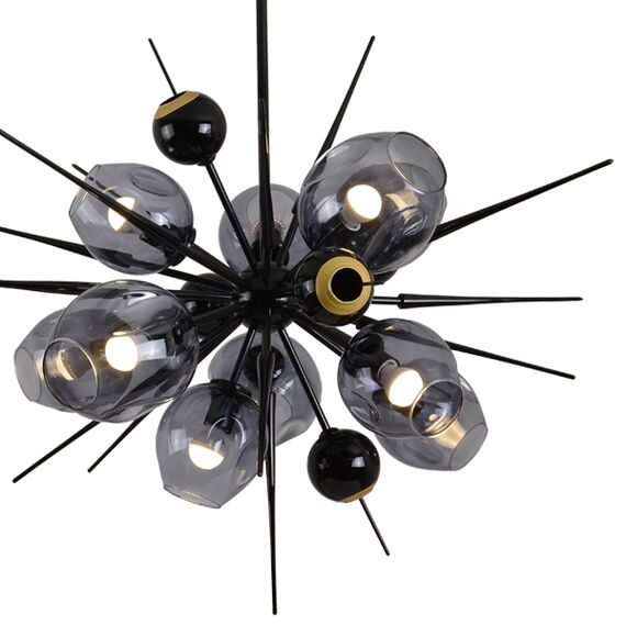 Delight Collection 9720P-10S black/smoky Люстра, изображение 2