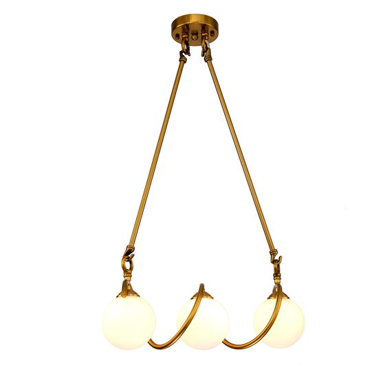 Delight Collection KG1212P-3 brass Люстра, изображение 2