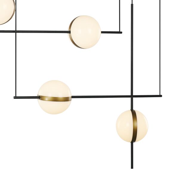 Delight Collection MD2062-4B black/brass Потолочный светильник, изображение 2