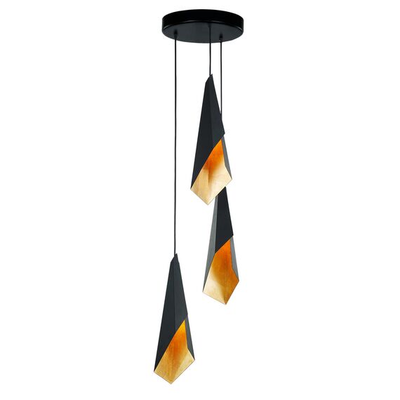 Delight Collection MD2063-3A black/gold Подвесной светильник