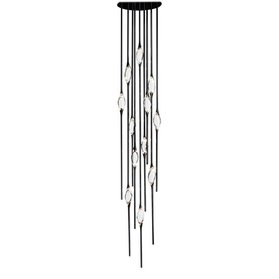 Delight Collection OM82111-12 pearl black Подвесной светильник Pezzo 12 pearl pearl black