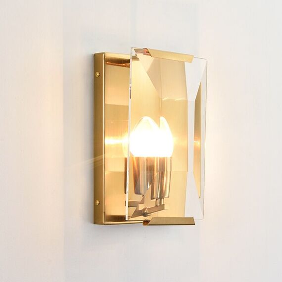 Delight Collection A003-165 A1 ti-gold Настенный светильник Harlow Crystal 1A 1A gold, изображение 3
