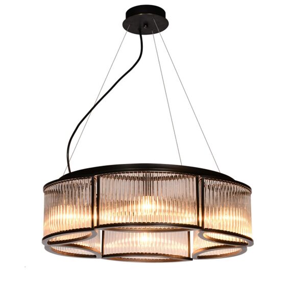 Delight Collection BRCH9114-6 Люстра Stilio 6 black, изображение 3