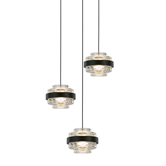 Delight Collection MD22030002-3A black/clear Подвесной светильник