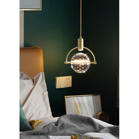 Delight Collection 2121P/A brass/clear Подвесной светильник, изображение 4