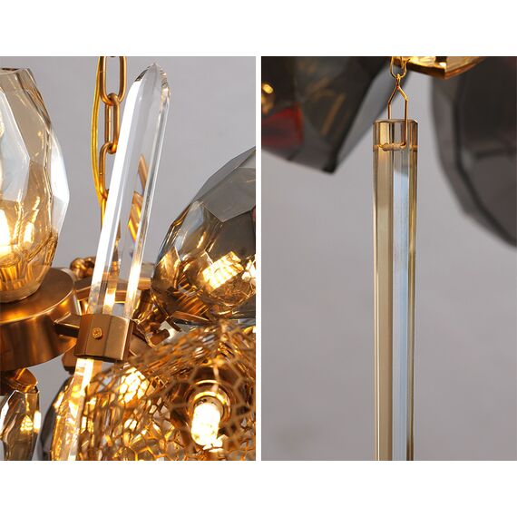 Delight Collection 8898P/BS gold/smoky Люстра, изображение 6