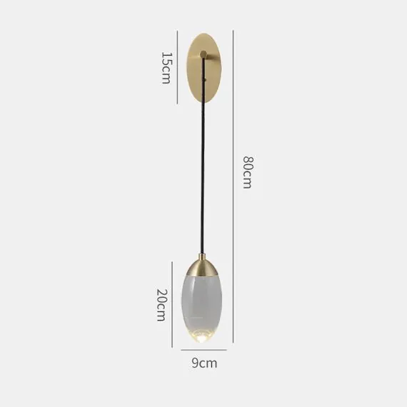 Delight Collection MT8847-1W brass Настенный светильник, изображение 7